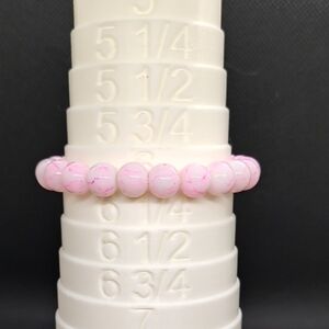 Pink Beaded Bracelet